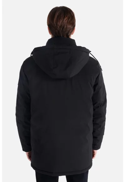 Подплатена зимна парка с качулка