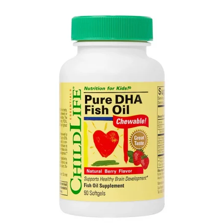 Pure DHA – Концентрация и добро зрение при децата, 180 mg Омега-3, 90 дъвчащи таблетки