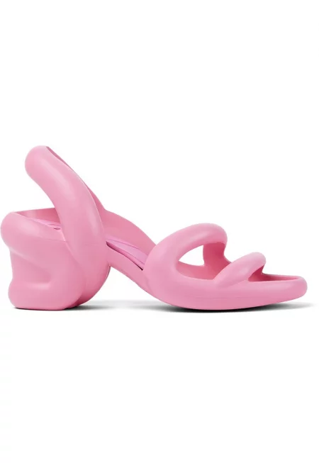 Сандали Kobarah с отворена пета - Фуксия