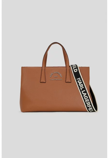 Шопинг чанта от еко кожа с отделяща се презрамка