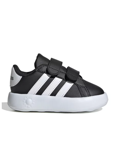 Спортни обувки Grand Court 2.0 от еко кожа с велкро - Черен/Бял