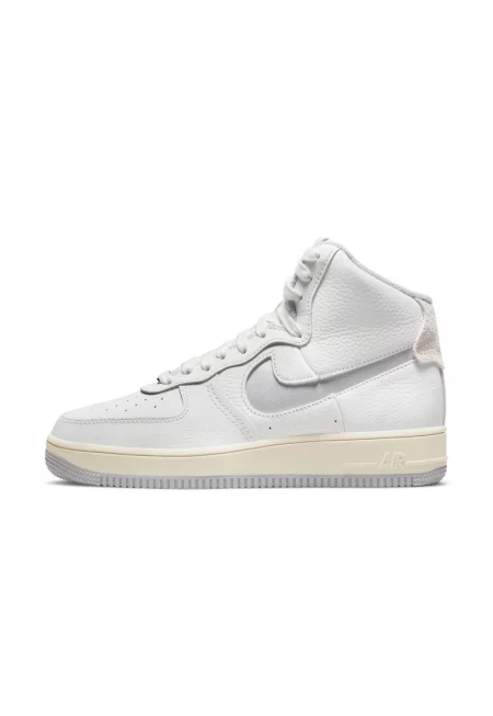 Спортни обувки -  W AF1 Sculpt White Silver - Естествена кожа - Бяло - Сив