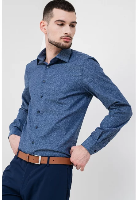 Стандартна риза с принт - Лавандула