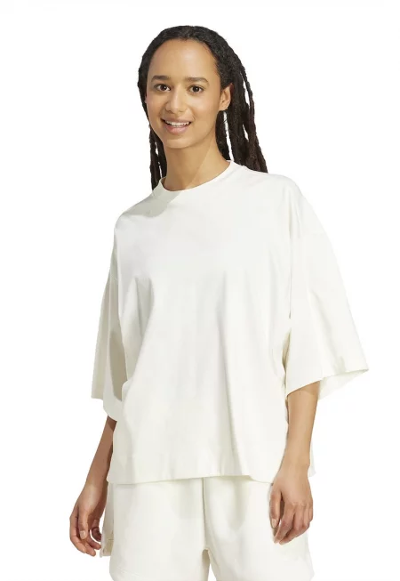 Свободна тениска с паднали ръкави