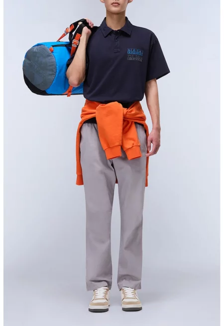 Тениска Cortona с яка - Тъмносин