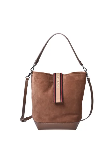 Велурена чанта за рамо