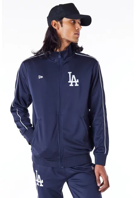 Яке Mlb Track със скосени джобове - Индигово синьо