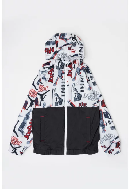 Яке с качулка и принт