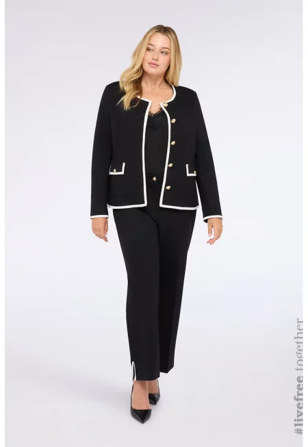 Жилетка с контрасти