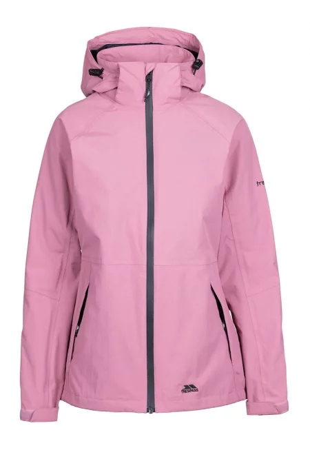 Зимно трекинг яке с джобове с цип - Розово