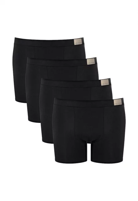 Боксерки GO Natural - 4 чифта - Черен