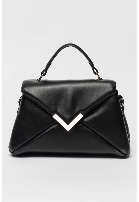 Чанта от еко кожа с капаче