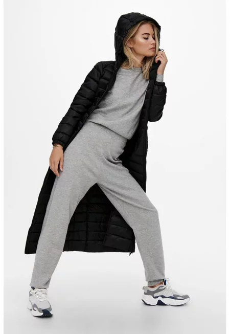 Дълго зимно яке с качулка