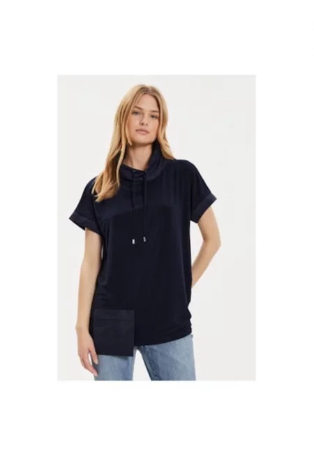 Дамска блуза -  303838751 - Полиестер - Син