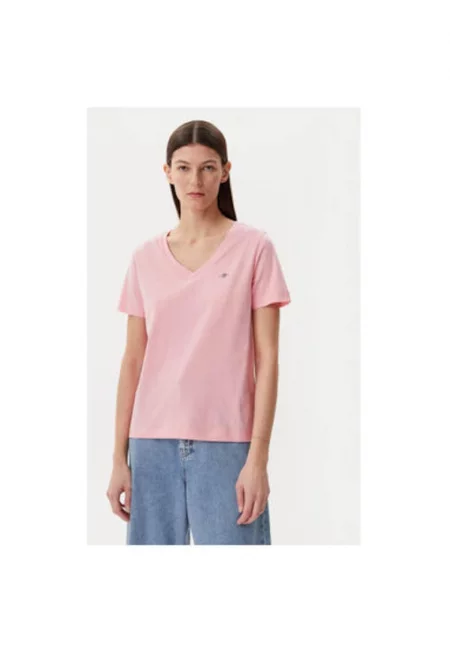 Дамска тениска  4200750 - Памук - Розов - Розово