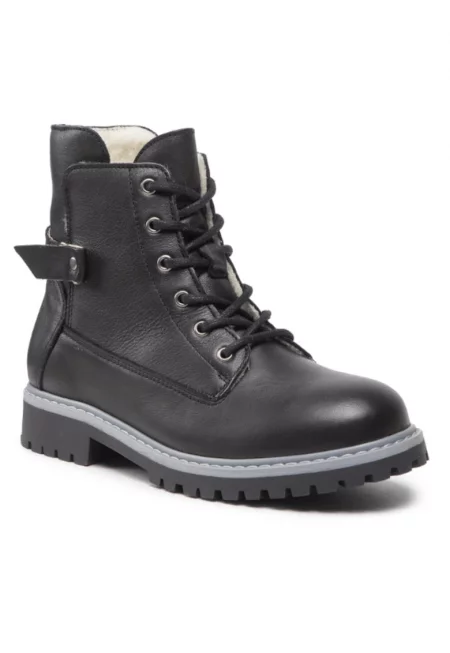 Дамски боти  301009559 Черни Естествена кожа - Черен