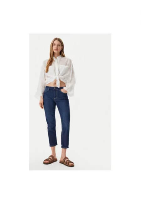 Дамски дънки - Моля - 305299475 - Памук - Син - Син