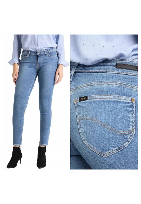 Дамски дънки -  Scarlett - 23968-46 - Памучни - Дълги - Petite - Дънкови - W28-L33 US - Сини