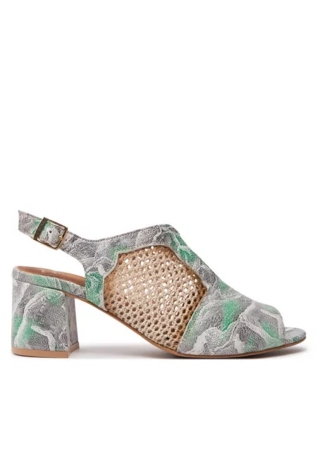 Дамски маратонки  304024450 - Естествена кожа - Сиви