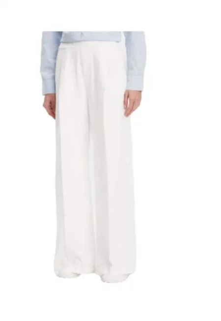Дамски панталон -  100% памук - бял