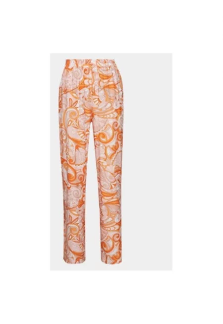Дамски панталон -  303700645 - Вискоза - Оранжев - Оранжев