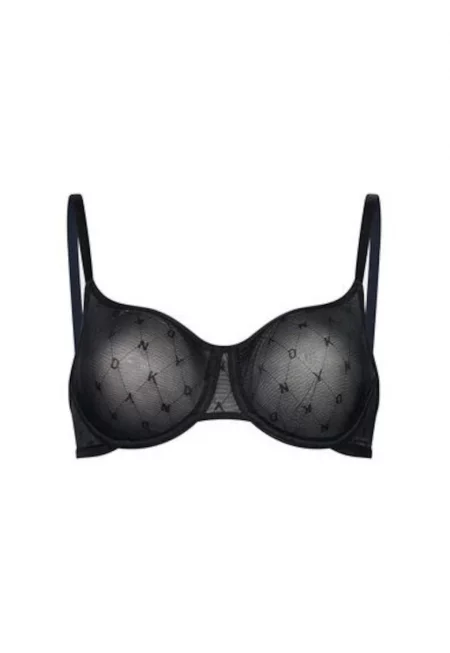 Дамски сутиен -  207599864 - Найлон/Еластан - Черен