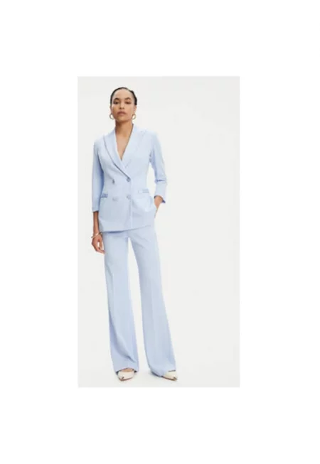 Дамско яке  JU25JAW - Полиестер/Еластан - Светлосин - Светлосин