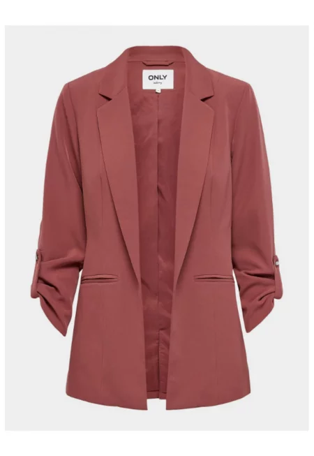 Дамско яке - САМО - 303319809 - Полиестер - Червен