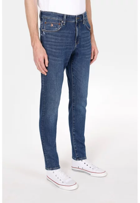 Дънки със стандартна кройка - Син