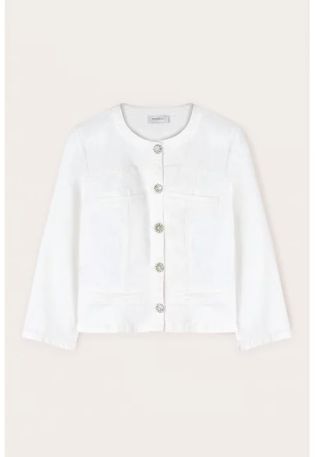 Дънково яке с 3/4 ръкави