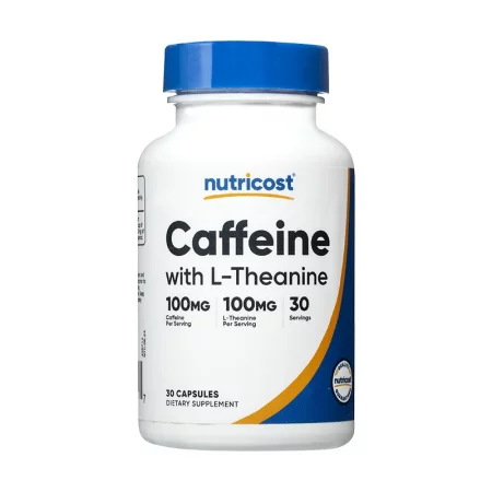 Енергия и добро настроение - Кофеин 100 mg + L-Теанин 100 mg, 30 капсули