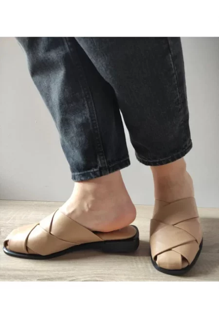 Ежедневни сабо дамски  061 38604 Бежови - Бежови - Бежов