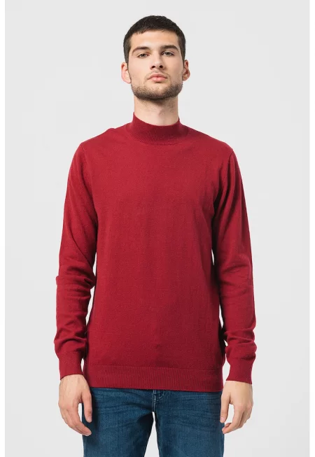 Фино плетен пуловер Seasonal с вълна