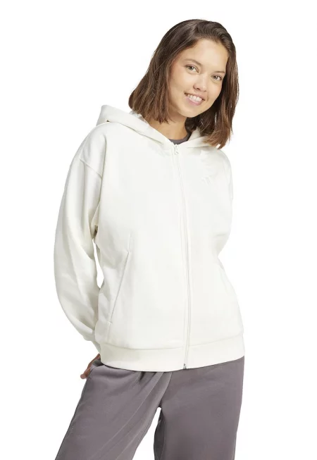 Худи с памук с цип