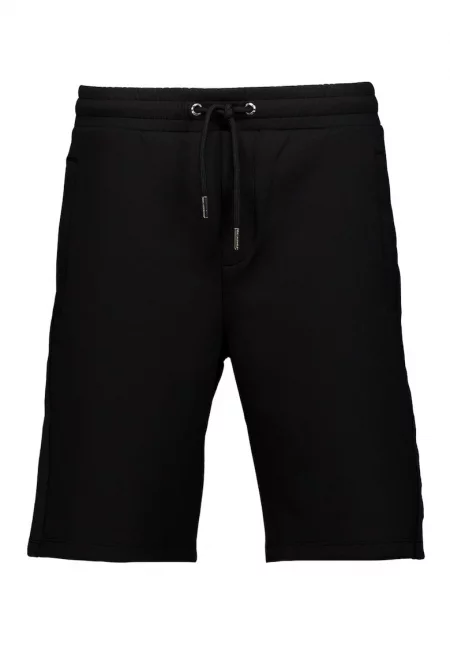 Къс панталон с връзка - Черен