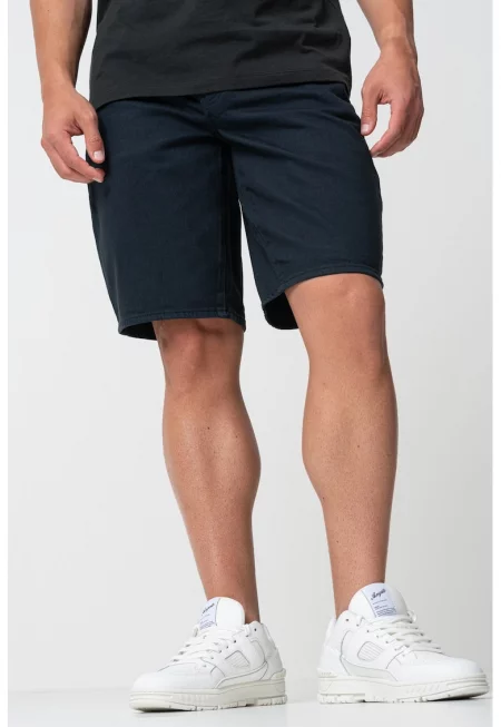 Къси слим дънки - Тъмносин