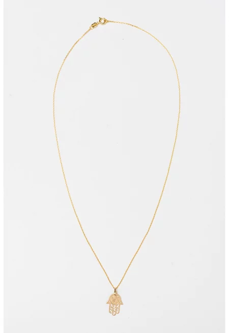 Колие с 9K злато с висулка