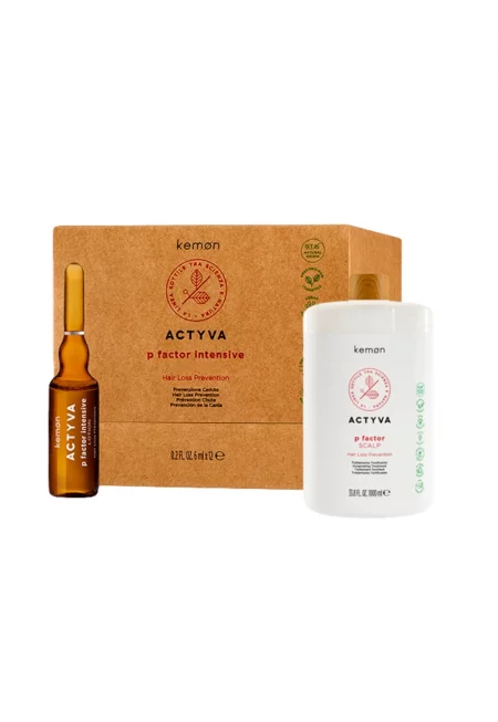 Комплект против косопад  Actyva P Factor - Treatment 1000 ml - Lotion 12 x 6 ml