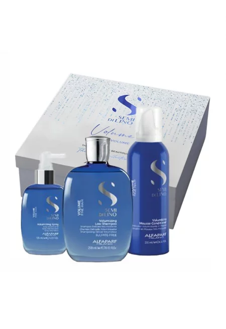 Комплект за обемна коса  Volume Magnifying - Шампоан 250 мл - Балсам-пяна 200 мл - Спрей 125 мл