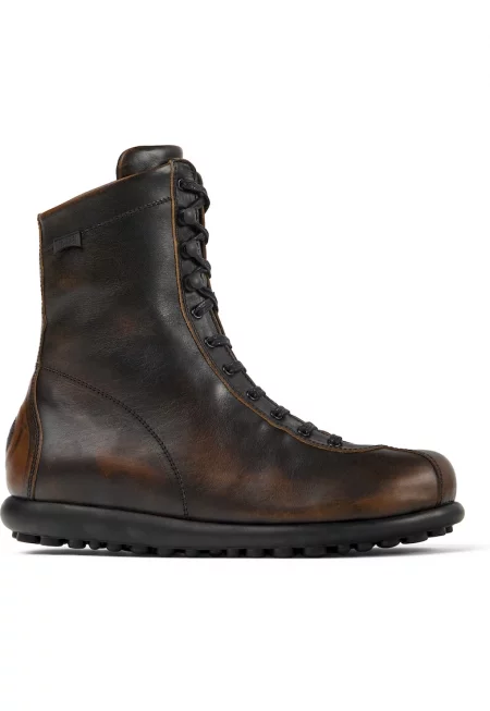 Кожени боти Pelotas Ariel - Черен/Кафяв