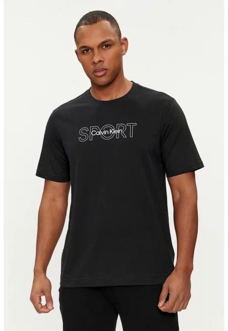 мъжка тениска 00GMS4K169 - Черен