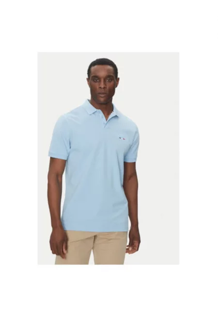 Мъжка тениска  74004620 - Синтетика - Светло син