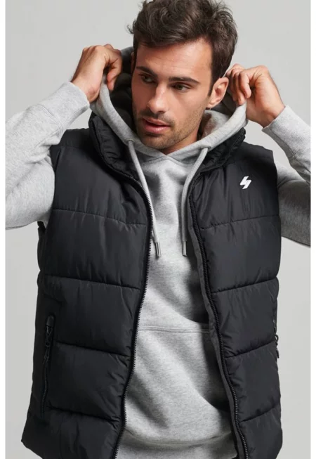 Мъжки елек  Bodywarmers M5011808A - Черен