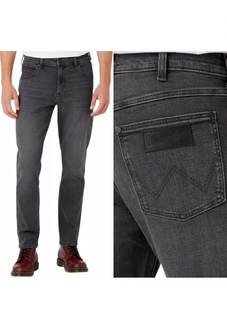 мъжки Wrangler  812 Slim Tapered сиви - Сив