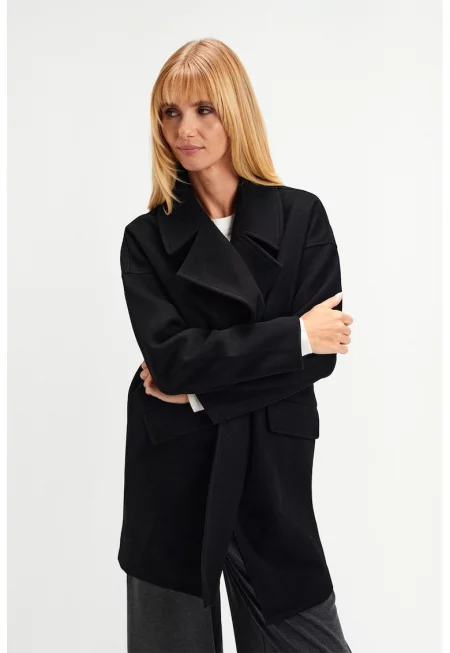 Палто с раздвоен ревер