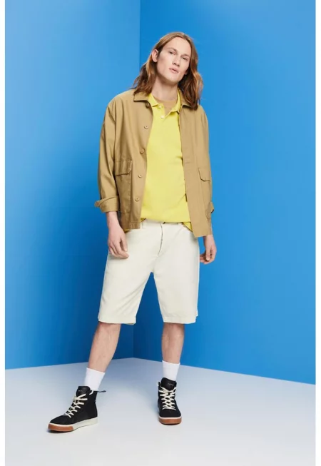 Памучна тениска с яка