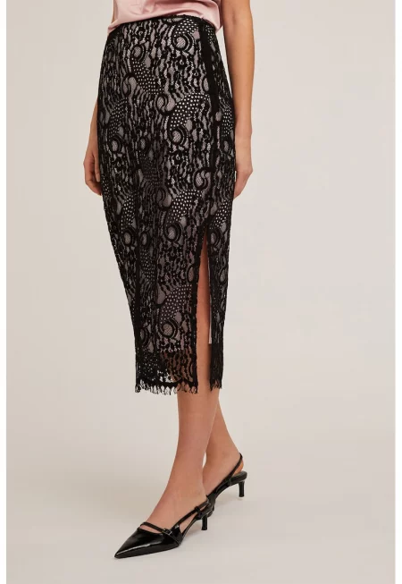 Пола с цепка - Черен