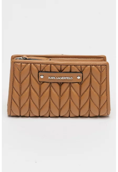 Портфейл от еко кожа - Карамел