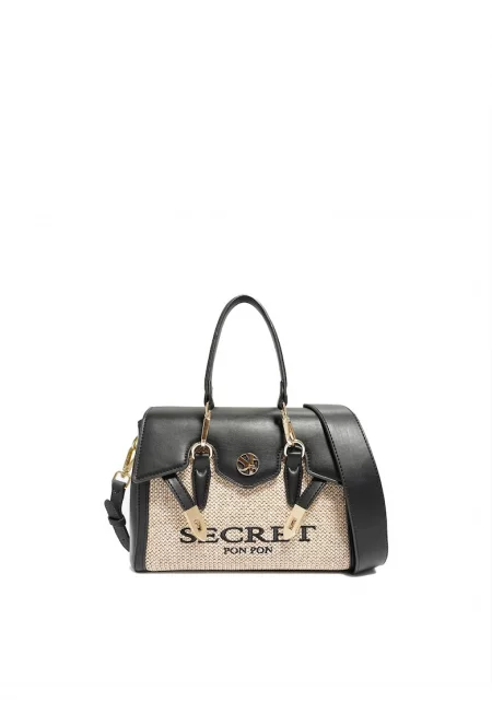 SECRET PON PON. - Ръчна чанта Elowen с еко кожа