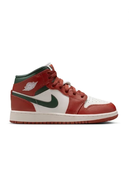 Спортни обувки  Air Jordan 1 Mid GS 51020 - Зелен/Бежов